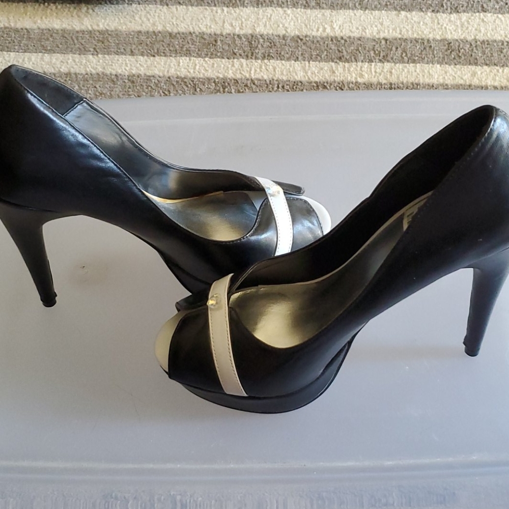 Black & White Heels